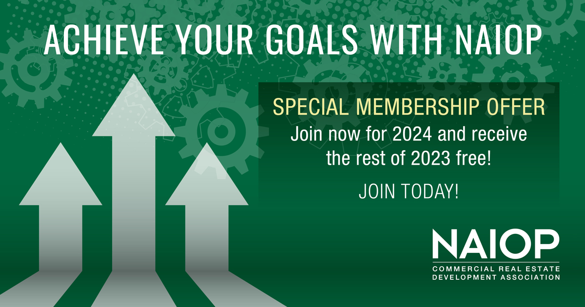 naiopNYC's tweet photo. Accelerate your career growth and strengthen the future of commercial real estate. NAIOP provides access to education, research, advocacy, and a 20,000-member network in 53 chapters across North America.

Join now for 2024 and get the rest of 2023 free! https://t.co/Z1JefLcnqZ https://t.co/ma5rbXTftC