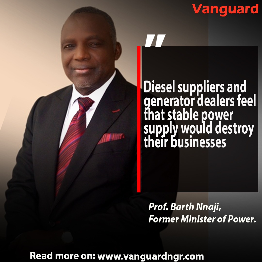 #todaysquote #barthnnaji #power #vanguardnewspaper #fuel #stablepower