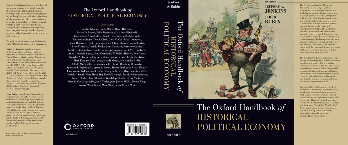 .@jaredcrubin and I are looking forward to the release of our Oxford Handbook of HPE. It will be awesome!