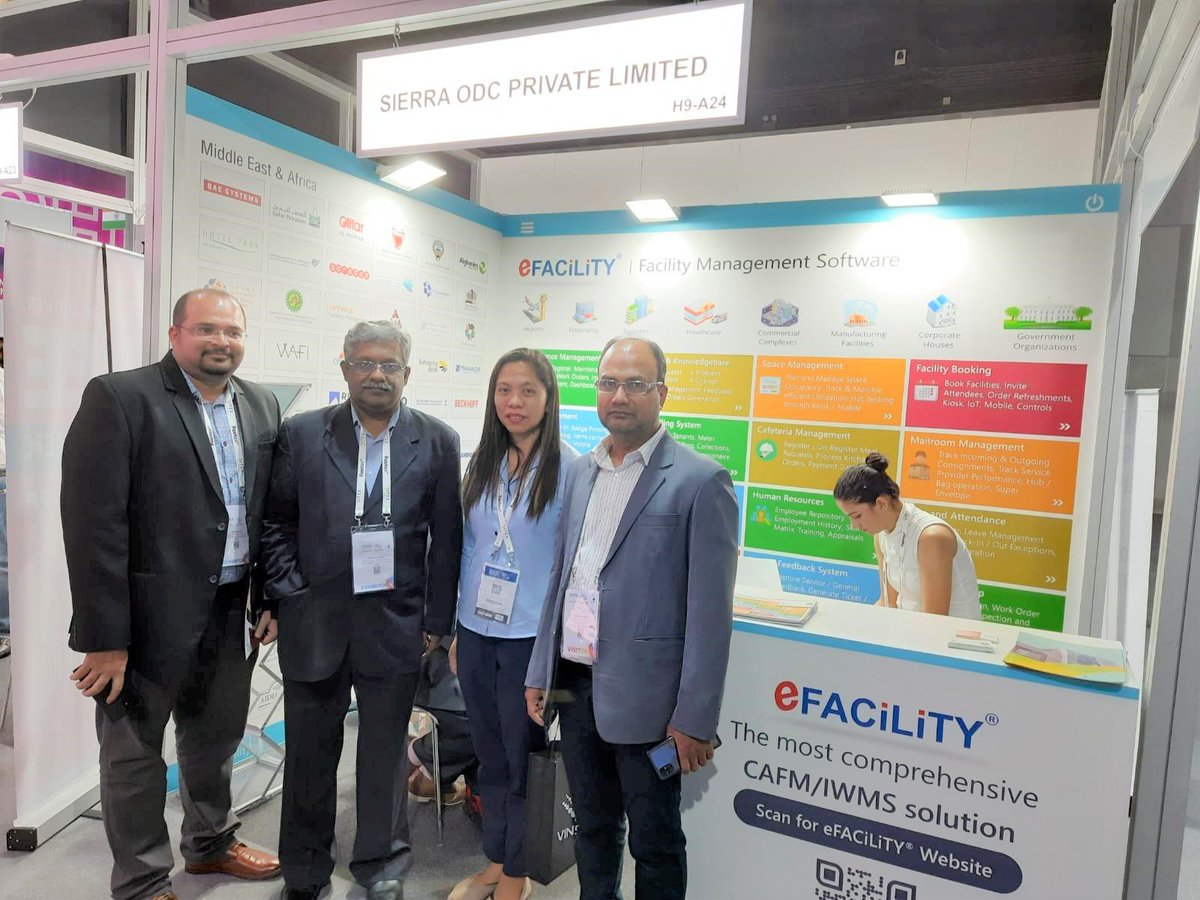 efacilityin's tweet photo. Delighted to have hosted Ms. Jenny and Mr. Irshad from Ahmad Tea, our renowned clients, at our GITEX GLOBAL 2023 stall, Hall 9, Stall H9-A24. They had a valuable interaction with our team.

#eFACiLiTY #GITEX2023 #Dubai #AhmadTea #UK https://t.co/jFU6bgGNmi