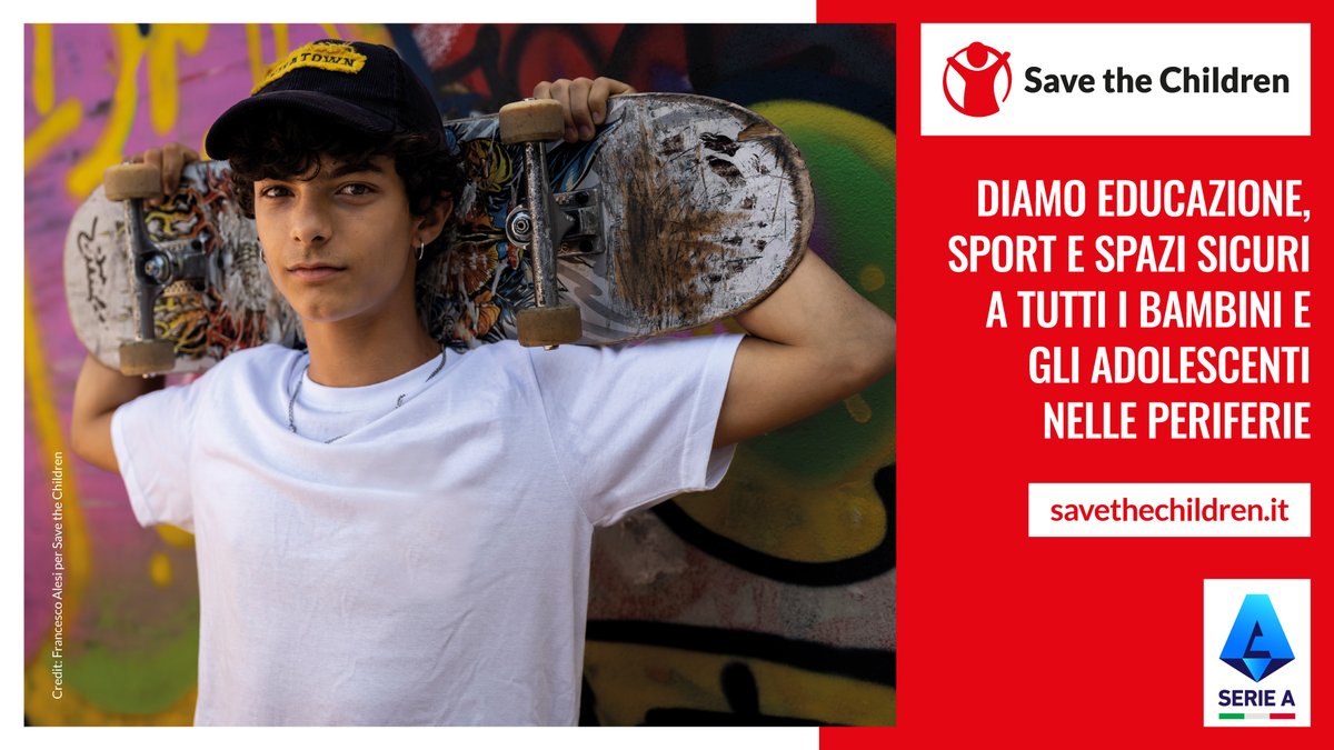 Udinese e <a href="/SaveChildrenIT/">Save the Children IT</a> insieme in campo per assicurare a tutti i bambini delle periferie italiane
educazione, sport e spazi sicuri in cui crescere.
Firma la petizione su savethechildren.it

#quivivo #savethechildren