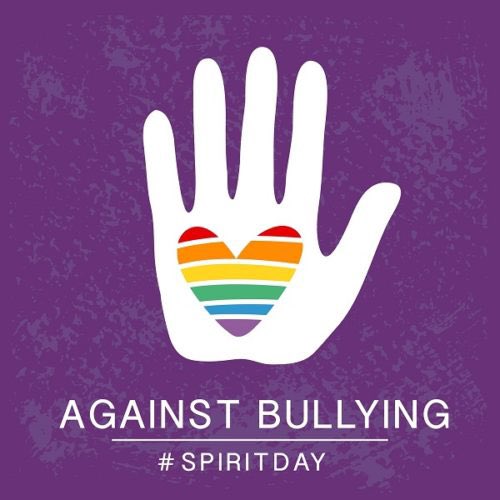 Today on Spirit Day we amplify the urgency of youth bullying especially bullying against LGBTQIA+ youth. So please take a moment to read this brief fact sheet and have an open door to a young person in need. You might be able to save a life. #SpiritDay