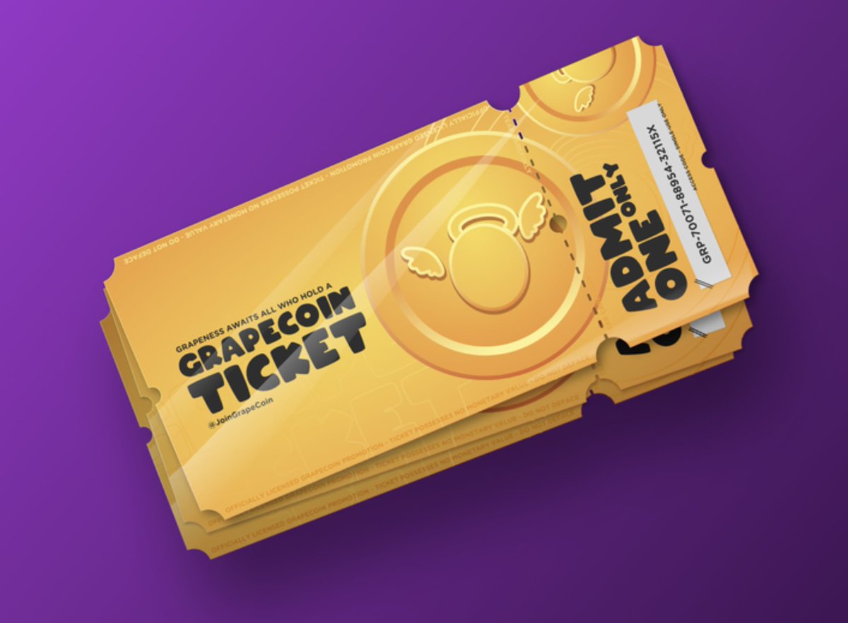 🎁🎁 #Giveaway 🎁🎁 
It's Time 
<a href="/JoinGrapes/">The GRAPES</a> 
@JoinGrapeCoin Presale Ticket is here🥳🥳

🎁 100x Presale Ticke

✅ Like
✅ Retweet &amp; Follow
✅ Tag 3 Friends
⏰ 48H