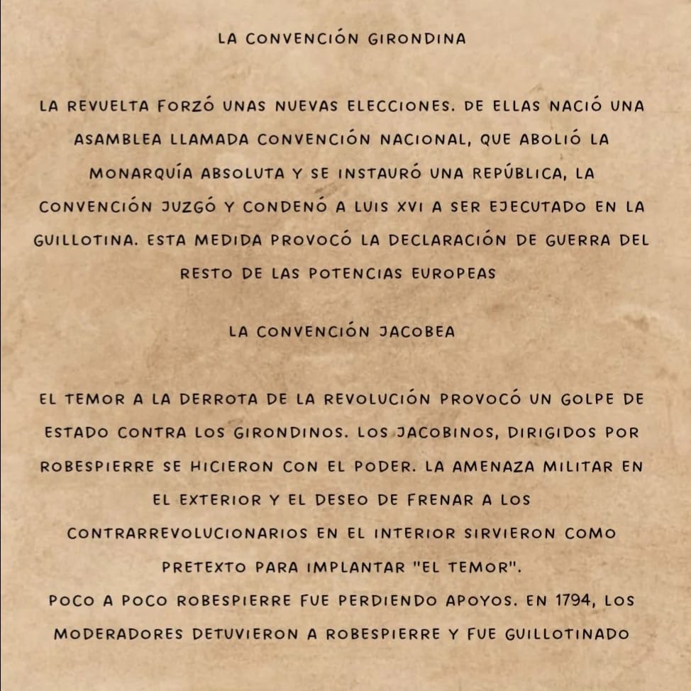 revokaiserr's tweet photo. Etapas de la revolución francesa. 4/5
#IESAlbarregas
#RevoluciónAlbarregas https://t.co/8NQEFbpQnG