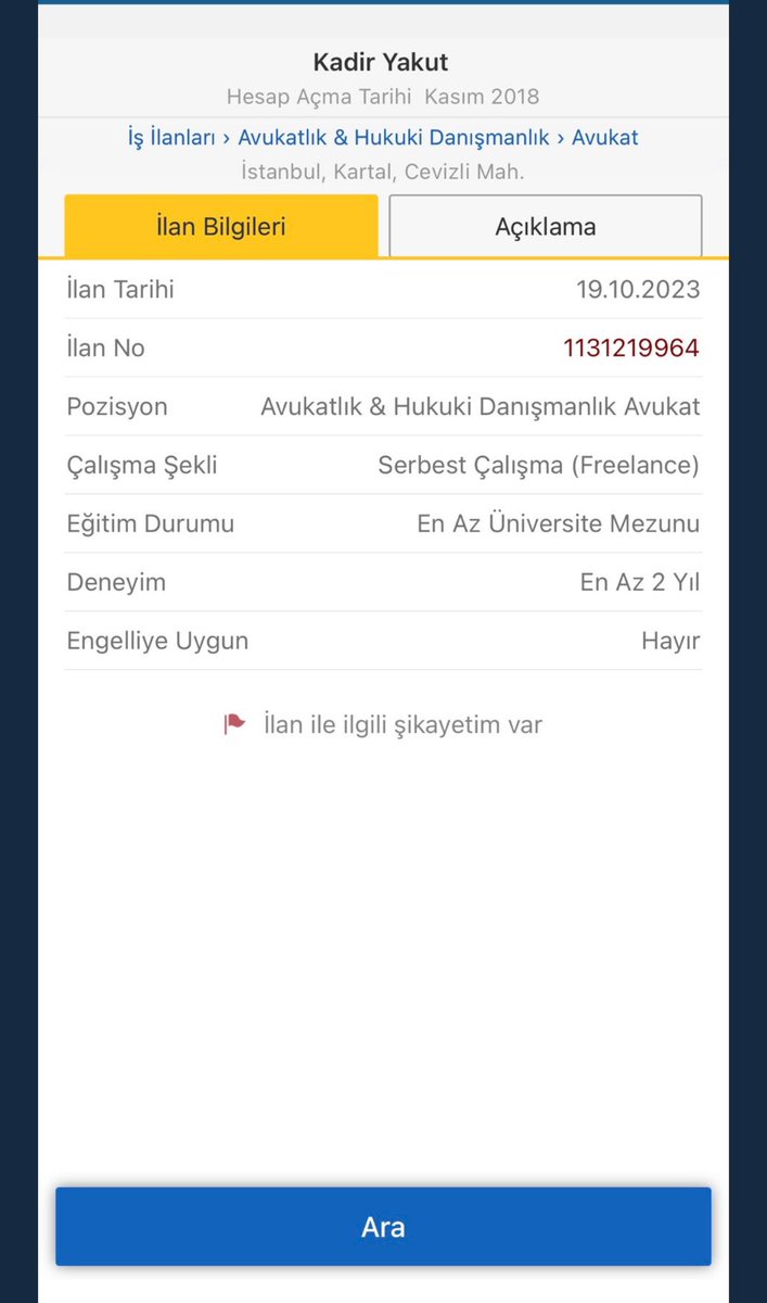 Zevkle ifşalayacağım bir ilan. Sahibinden.com sitesinde aynen şu şekil bir ilan paylaşılmış. Adalete erişim bence de çok pahalıya mal olan bir süreç ancak bu tarz matbu, uyduruk/kıytırık süreçlerle hukuki süreçlerinizi ne yazık ki yönetemezsiniz. Avukatlar dahi yargılama