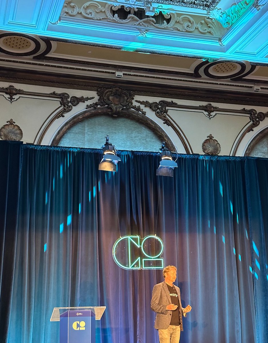 Netlify's tweet image. Let&apos;s go! 🎉 @biilmann just kicked off #NetlifyCompose by sharing exciting visions for where Netlify is headed with its Composable Web Platform. Stay tuned for more details and announcements as the event unfolds!