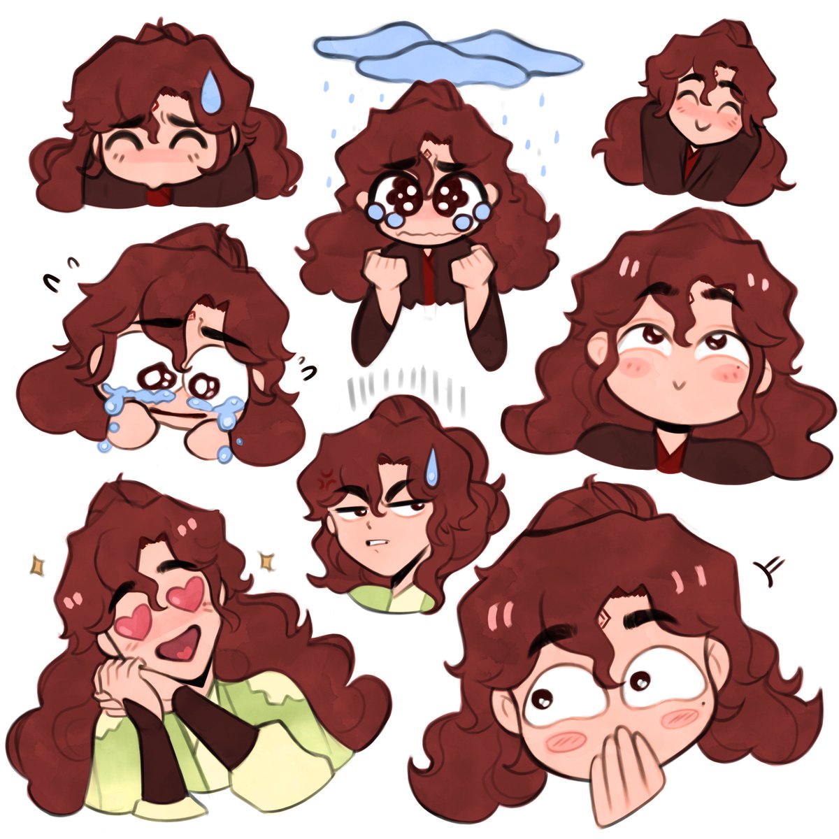 vebokki's tweet photo. bingmojis in color #svsss #luobinghe https://t.co/HPeVpYiCoL