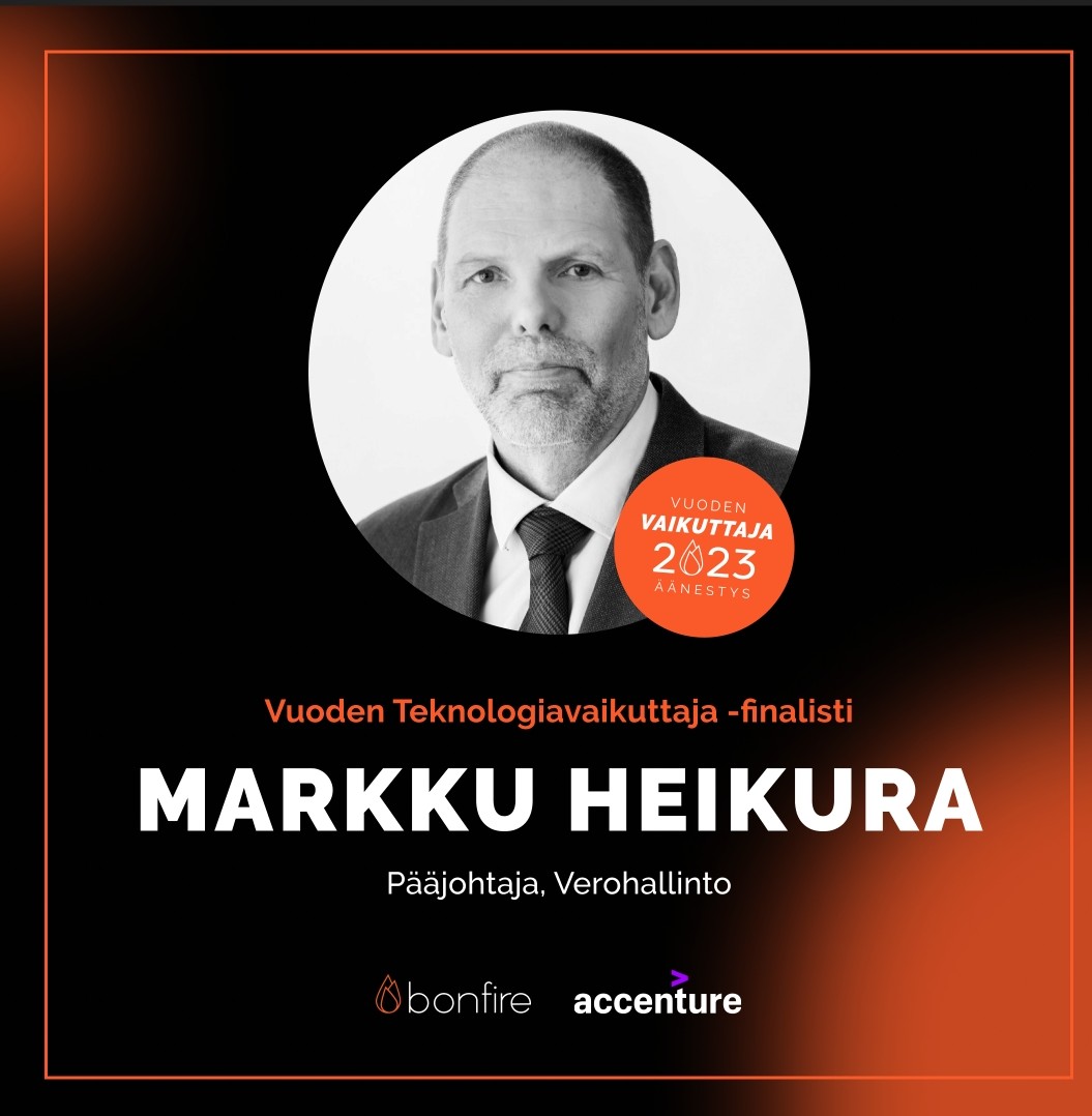 Ilo ja kunnia olla ehdolla vuoden teknologiavaikuttajaksi 2023. Hienoa, että <a href="/Verouutiset/">Verouutiset</a> digihistoria, aikaansaannokset ja tulevaisuuden visiot saavat vastakaikua. Kiitos ja huomio kuuluu kaikille tekijöille – teitä on hurja määrä. Oma tehtäväni on auttaa meitä onnistumaan.