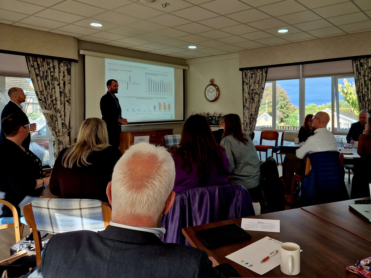 First up we had a session focused on our future funding options from our treasury management partners @_Centrus 📈 Plenty of questions from our Board members as we heard that despite the current volatile economic outlook, there will be opportunities moving forward ✅️