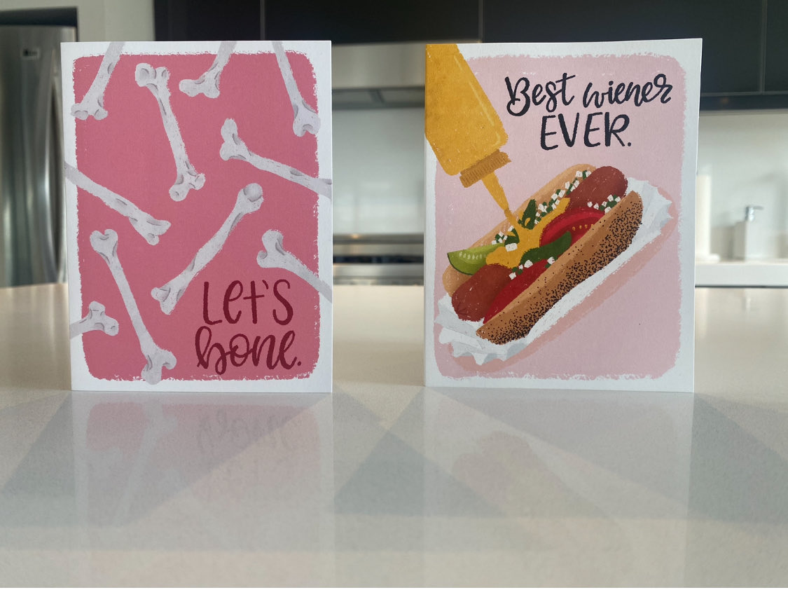 Anniversary cards from my boyfriend. Nothing says love like…