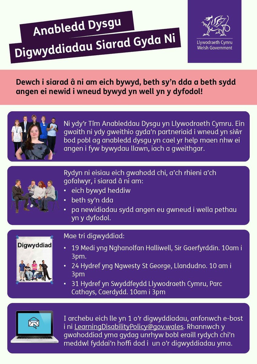Dewch draw i ddeud eich dweud, byddwyn yn #Llandudno 24 Hydref. 

Do come along and have your say. We’ll be at Llandudno 24 October.