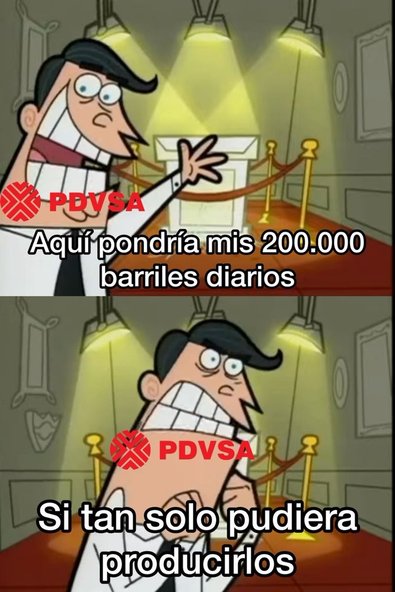 elfakepost's tweet photo. PDVSA en este momento: https://t.co/O0VFP2XW8U