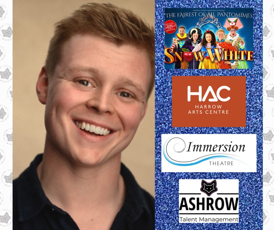 AshrowTM's tweet photo. ✨ PANTO CAST ANNOUNCEMENT✨
JULIAN BAILEY-JONES is excited to be making his Panto debut as Prince Henry for @Immersion_Thtr In the fairest of all pantomimes, Snow White, at @HarrowArts🎄💜🦊
#Panto #PantoActor #ProudAgent #PantoDebut #Ashrow #AshrowianpantoTour2023 https://t.co/vqy3zllCGj