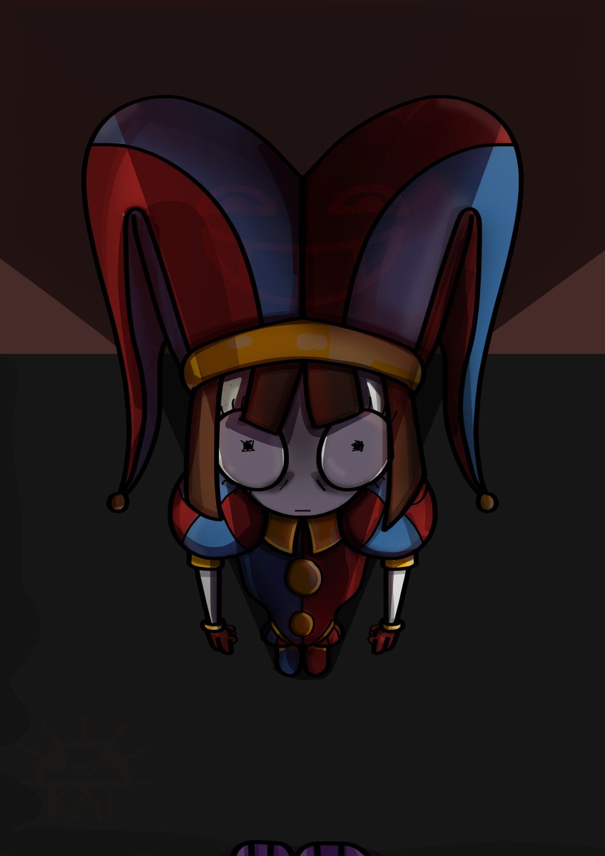 SadSunKai's tweet photo. Tall Jax &amp; Smol Pomni  

#TheAmazingDigitalCircus 
#Pomni #Jax https://t.co/0n5sYe3zo6