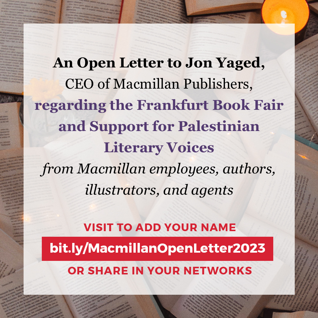 🚨Special to all Macmillan employees, authors, illustrators, &amp; agents:🚨