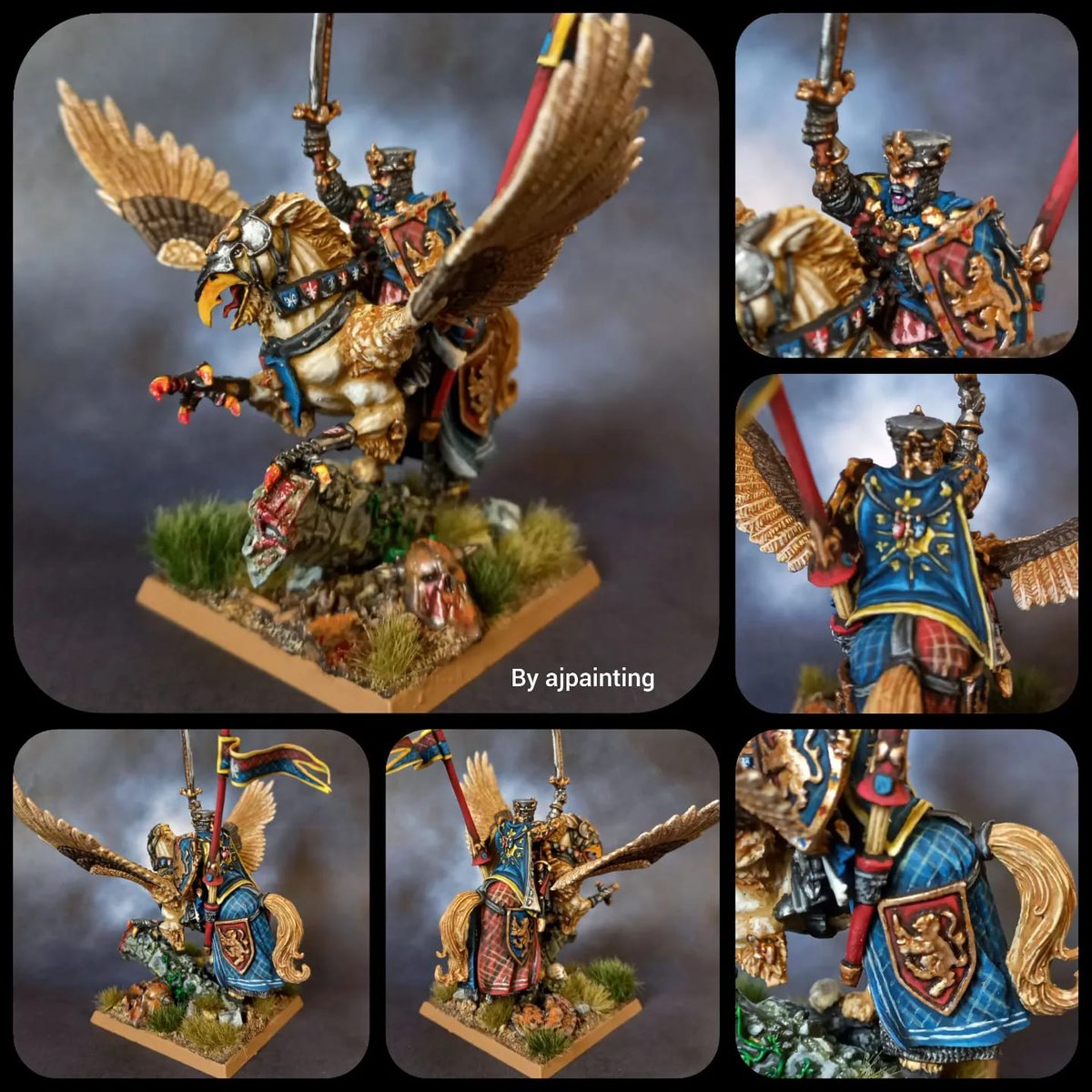 Habemus_Ludum's tweet photo. #pintoreshabemusludum
Esta magnífica miniatura de Louen Leoncoeur, señor de Bretonia, ha estado esperando ser pintada por @ajpainting49 muchos años. Hasta hoy.
#warhammer #oldschool #oldhammer #bretonnia #miniature #picoftheday #oldworld #paintingminiatures #miniaturepainting https://t.co/APRyRQcPi4