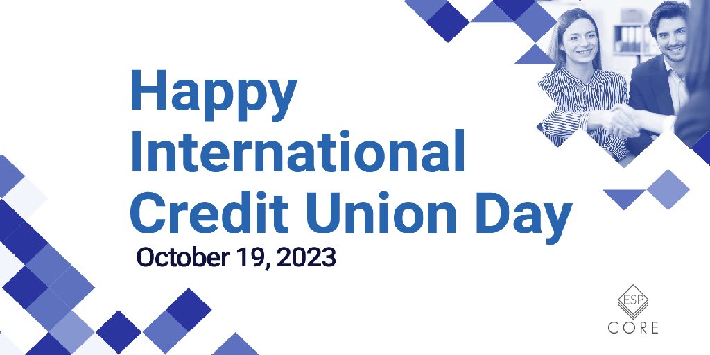 Happy International Credit Union Day! ESP is proud to support #creditunions in providing superior #CustomerService to their members. #ICUday2023