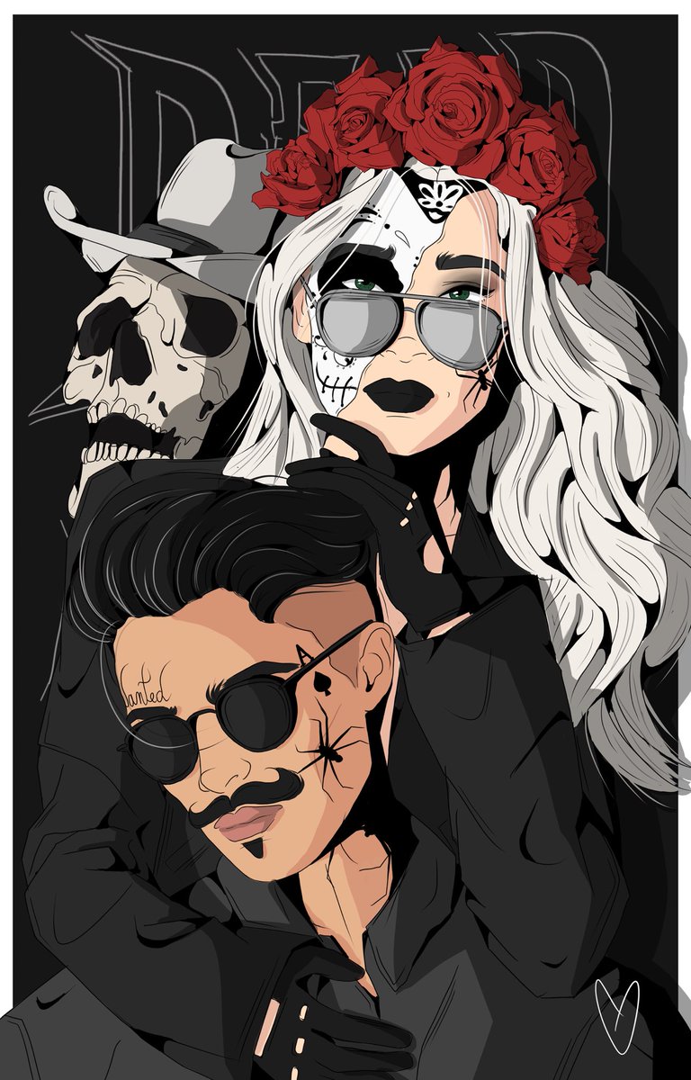 💀🌹 
🎨: <a href="/Drakony_/">Drakony 🌙</a>  &amp; @AlexclickTv