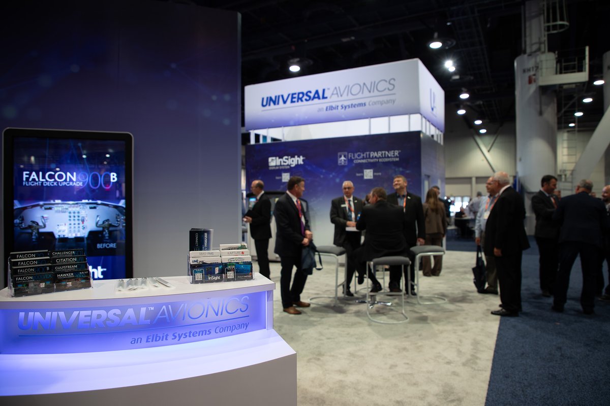 UnivAvionics's tweet image. If you haven't had the chance to swing by our booth, now's the perfect opportunity to catch up on all the excitement. Come and experience our demos, connect with experts, and enjoy a coffee - Booth N4123!

#NBAA2023 #NextIsNow @NBAA