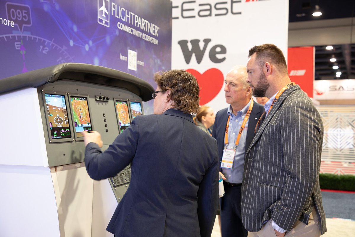 UnivAvionics's tweet image. If you haven't had the chance to swing by our booth, now's the perfect opportunity to catch up on all the excitement. Come and experience our demos, connect with experts, and enjoy a coffee - Booth N4123!

#NBAA2023 #NextIsNow @NBAA