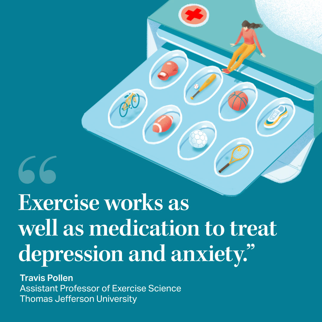 When we exercise, endorphins and endocannabinoids act as feel-good chemicals that lower stress hormones. Learn more in Your Mind on Motion — the fourth installment of Jefferson’s yearlong series — only in The Inquirer. #ad <a href="/TJUHospital/">Jefferson Health</a> <a href="/JeffersonUniv/">Thomas Jefferson University</a>

bit.ly/3FdgHSv