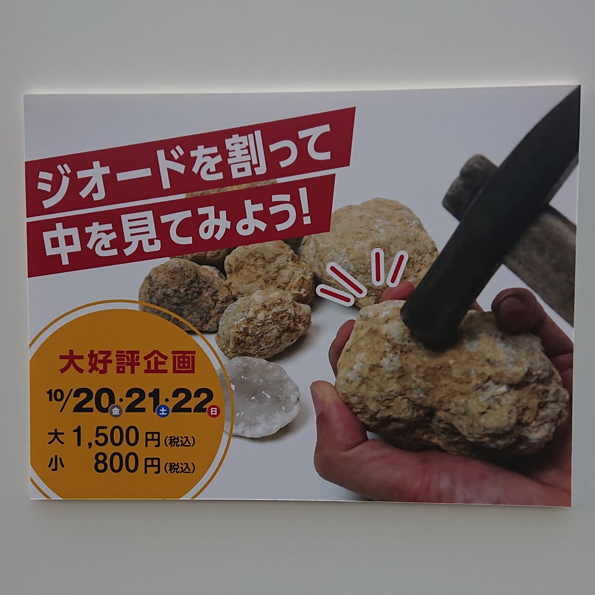 Star38_jp's tweet photo. 皆様こんにちは
本日は搬入日
東京国際ミネラルフェア・秋2023/10/20(金)・ 21(土)・ 22(日)
Star-38
No.128 ・129
入口入ってすぐ斜め右
皆様のお越しをお待ちしております
#新宿ショー
#東京国際ミネラルフェア秋
#TokyoInternationalMineralFair
#IMAGE
#IMAGE2023 https://t.co/eAhbbNokZG