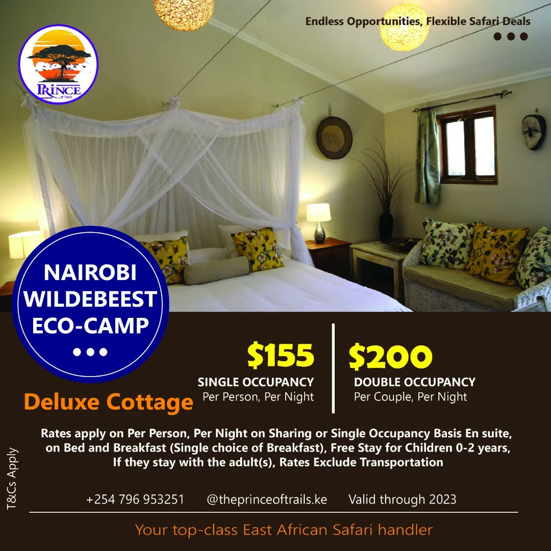 PrinceTrails's tweet photo. Experience Outdoor Recreation Overnight &amp; in the City  🌆😍 with the most of flexible Camping Deals ever! 

Contact us today for guaranteed quality service ⭐⭐⭐⭐⭐ 

Booking and Enquiries: 
0796953251 
@theprinceoftrails.ke

#travel #nature #travelphotography #photography https://t.co/7yoqDRxnF2