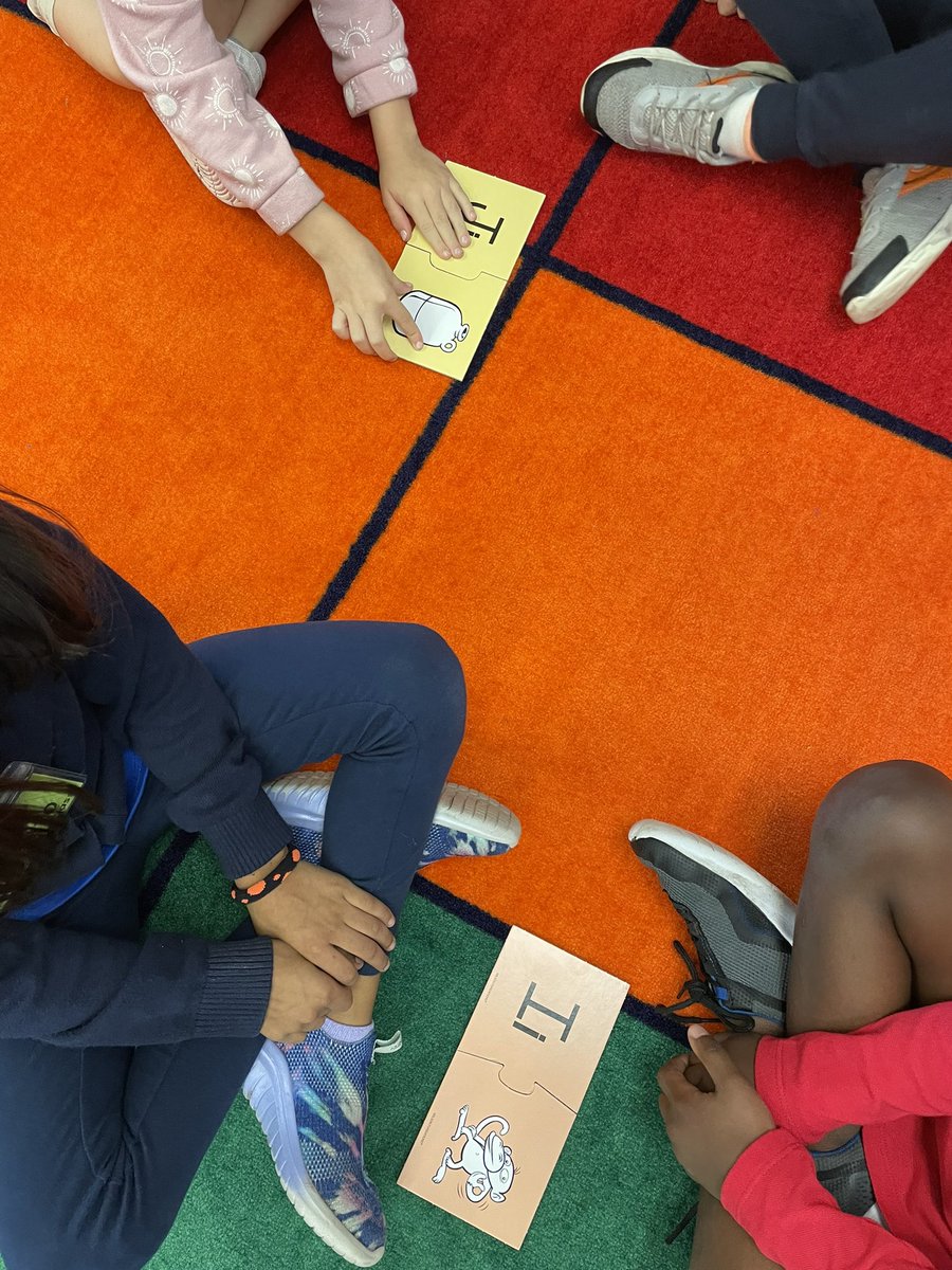 Our fav DI game- Get a puzzle piece, find your partner, sit &amp; say the letter keyword sound! ⭐️📚 My kinders are rocking our <a href="/wilsonlanguage/">Wilson Language Training</a> curriculum lately. <a href="/CCPSElemELA/">CCPS Elementary ELA</a> #lelyleads #ccpsfamily