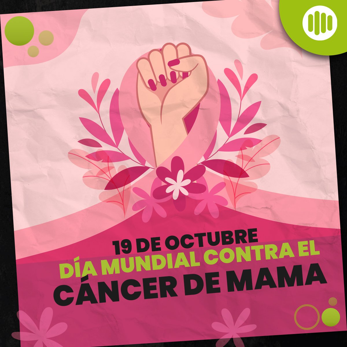 DÍA INTERNACIONAL DE LA LUCHA CONTRA EL CANCER DE MAMA 🙌🟣