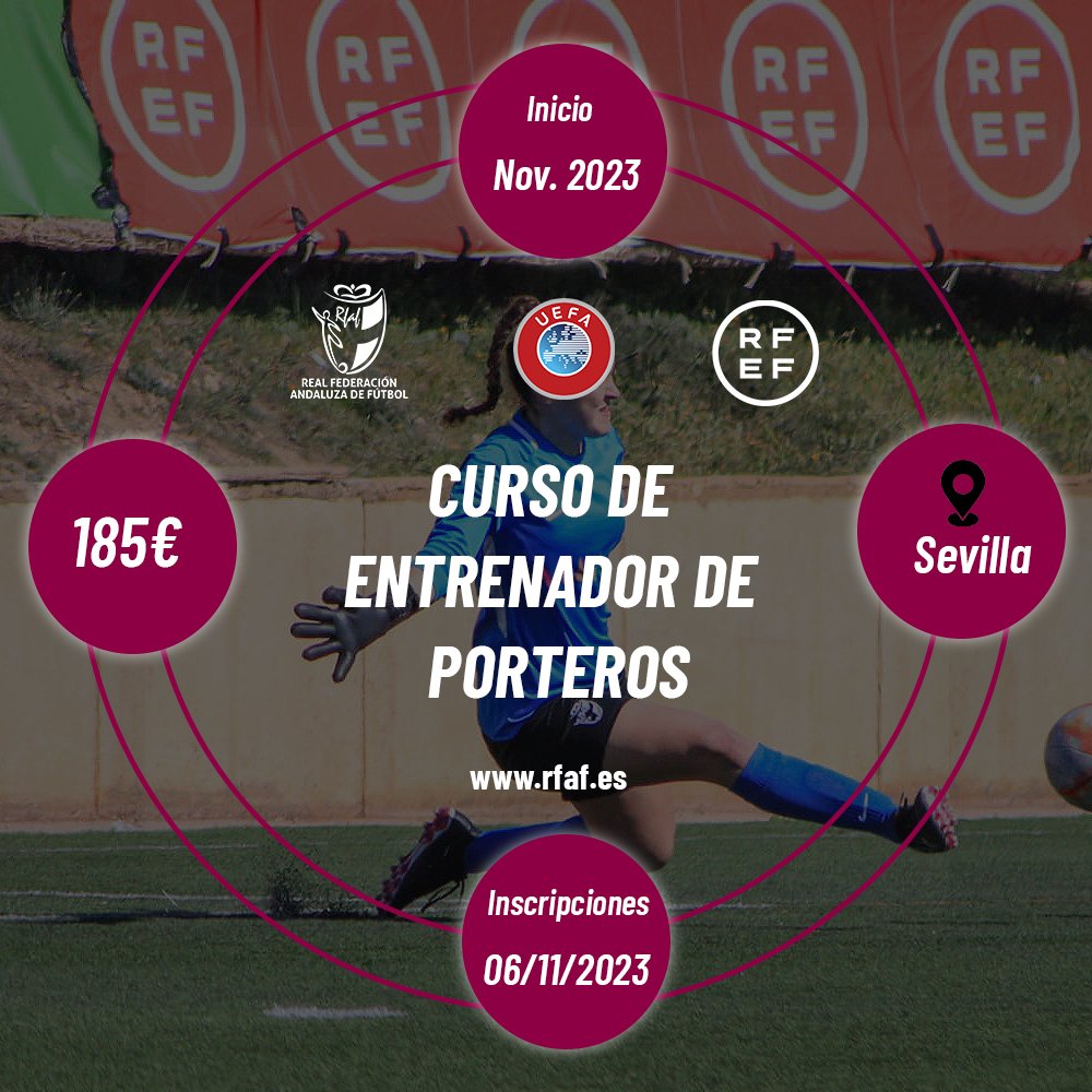 ¿𝑽𝑨𝑺 𝑩𝑰𝑬𝑵 𝑫𝑬 𝑹𝑬𝑭𝑳𝑬𝑱𝑶𝑺?

🎣 Te lo pregunto para que no se te escape que ACABAMOS DE ABRIR el Curso de 𝙴𝚗𝚝𝚛𝚎𝚗𝚊𝚍𝚘𝚛 𝚍𝚎 𝙿𝚘𝚛𝚝𝚎𝚛𝚘𝚜.

🎓¿Requisito? Tener la Licencia 𝚄𝙴𝙵𝙰 𝙲.

Toda la información que necesitas 👇 rfaf.es/pnfg/NNws_ShwN…