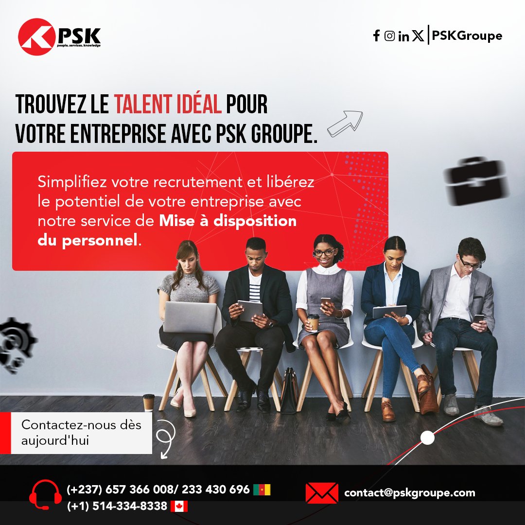 PskGroupe's tweet photo. Besoin de renforcer votre équipe pendant une période de pointe, de combler un poste clé ou de diversifier vos compétences, nous sommes là pour vous aider à trouver le talent dont vous avez besoin, au bon endroit et au bon moment.

📧 contact@pskgroupe.com

#pskgroupe https://t.co/94uzjozV59