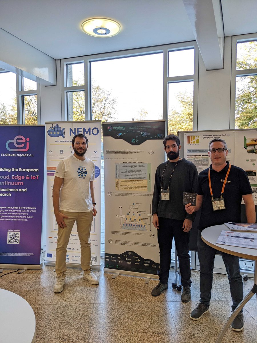 NepheleProject's tweet image. At @EclipseCon #EclipseCon2023, @NepheleProject team members discussed Web of Things' adoption and the way to contribute back to #Eclipse ThingWeb
Thank you @egekorkan for your support! ❤️
@EU_CloudEdgeIoT, @HE_NEMO_Project, @TransactProject, @ResearchEclipse, @EclipseFdn