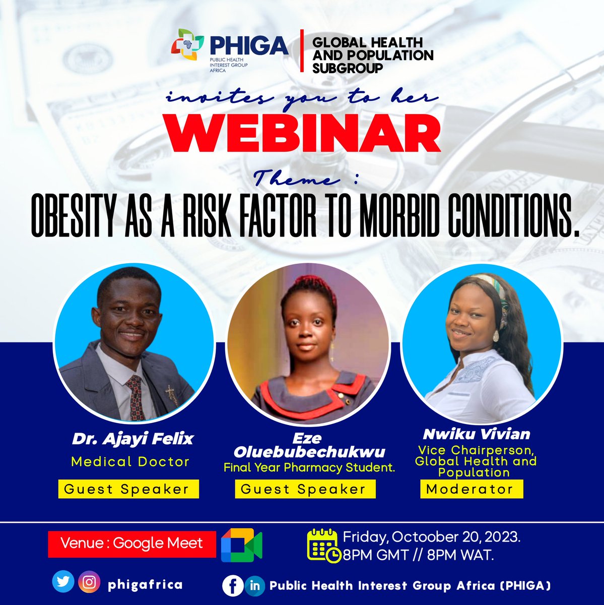 phigafrica's tweet photo. *Happy World Food day*

🍝🍛🍚🍜🍞🍕🍲🥘

Overweight and obesity are defined as abnormal or excessive fat accumulation that presents a risk to health.

And obesity is generally caused by eating too much and moving too little. https://t.co/agLv3AhcOS