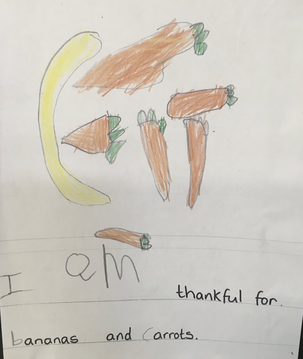 MrsPBHPS's tweet photo. Dosbarth derbyn have been very thankful this week. We are thankful for many things including food, toys but most of all, our families @BeaufortHillPri https://t.co/U7kjGi9OzV