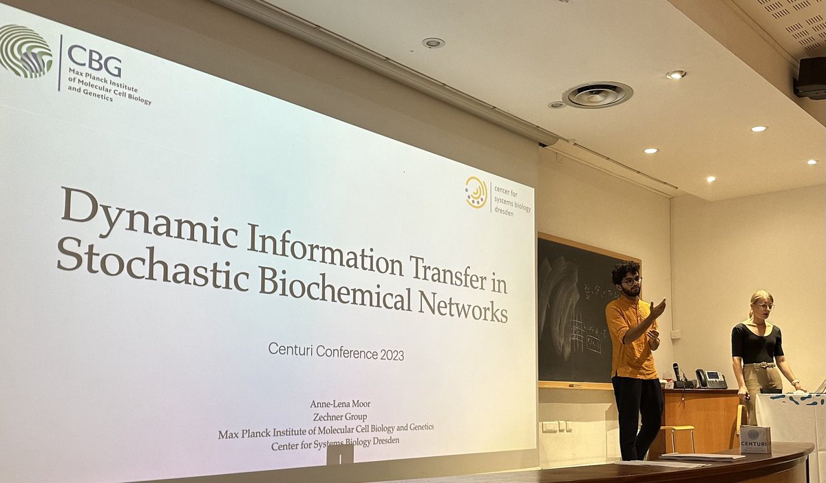 TLecuitLab (@lecuitlab) on Twitter photo Two great talks from Tarun Mascarenhas and Anne-Lena Moor from Zechner lab on information transfer during <a href="/centuri_ls/">CENTURI - Turing Centre for Living Systems</a> conference in Cargese. Very interesting. 😊 Two great talks from Tarun Mascarenhas and Anne-Lena Moor from Zechner lab on information transfer during <a href="/centuri_ls/">CENTURI - Turing Centre for Living Systems</a> conference in Cargese. Very interesting. 😊