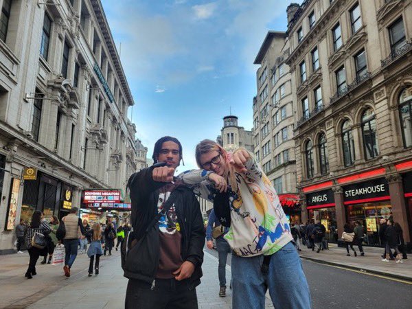 SoulKingdomHQ's tweet photo. @WulfBoi & @DOSoSBeats meeting up in the UK ๐บ๐ฅ
#soulforce #soulforcemusic #soultober https://t.co/ydkbPjZEqo
