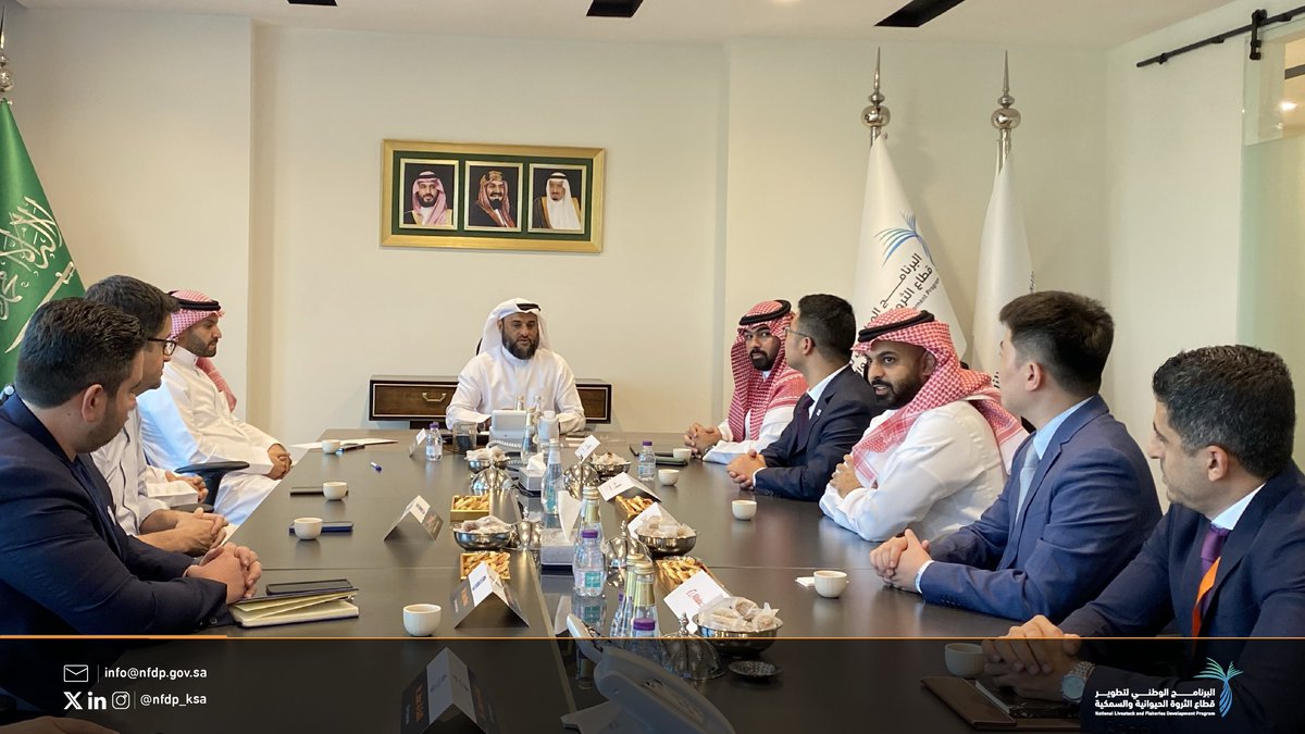 NLFDP_SA's tweet photo. "البرنامج" يبحث زيادة تصدير المنتجات الزراعية السعودية إلى الأسواق الصينية والعالمية، خلال لقاءه بمجموعة علي بابا الاستثمارية، بحضور الشركات السعودية "المراعي، الصافي، نادك، ثروات البحار، ولجنة منتجي الدواجن بالغرف السعودية".
🥛🐓 🐟 🦐 https://t.co/kqoehUS7mm
