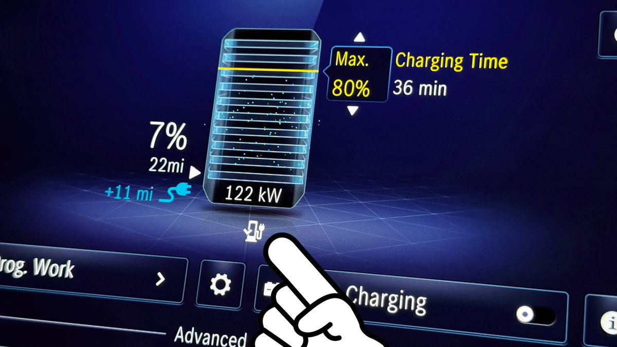 PradyPunch's tweet photo. @RateYourCharge #Derated Successful charge session from Patterson CA on @ElectrifyAm #ABB units
Any reason why @MercedesBenz #EQE can’t turn off auto headlights while charging? And why I get parking lights on one side when turning off lights? https://t.co/yDK7Wf2wkb