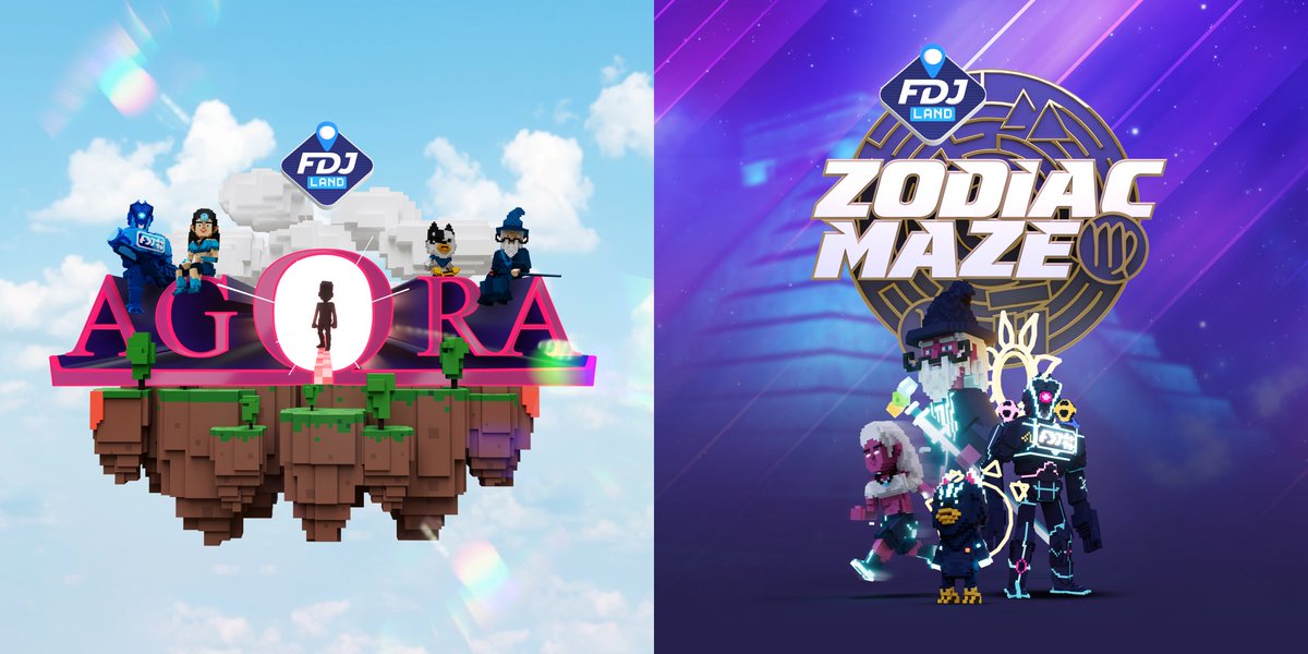 This November 2023, you can finally dive into the world of FDJ Land on <a href="/TheSandboxGame/">The Sandbox</a> 💙

There will be the gated experiences scheduled during the month and to access, you will need your Golden Keys on hand! 🗝