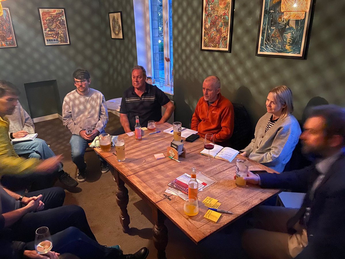 Really productive meeting yesterday <a href="/CulturesDeli/">Cultures</a>; a great big thank you to them, and our speaker Andrew Whittles for talking about the successes of the <a href="/bradfordmdc/">Bradford Council</a> CAZ.