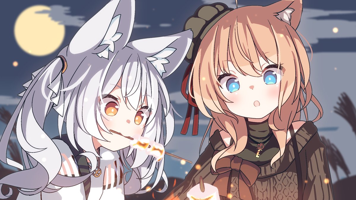 「skebリクエストありがとうございました 」|橙狼@skeb受付中のイラスト