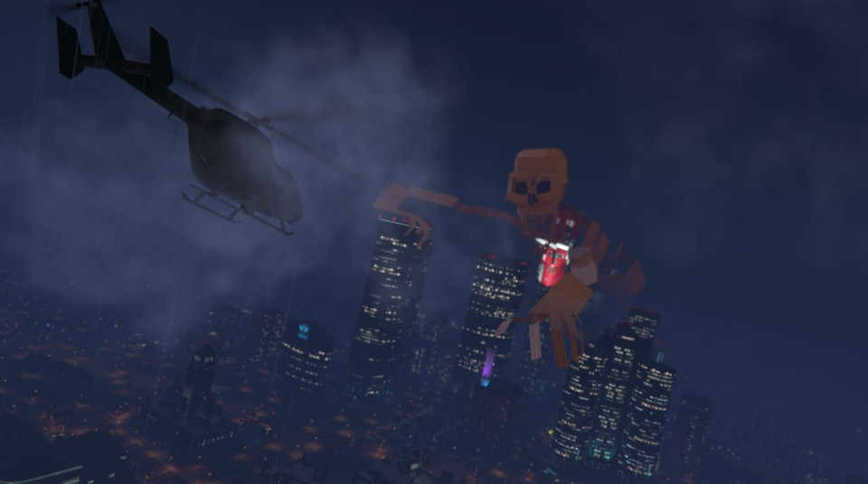penparcp's tweet photo. GIANT SKELETON Nightmare. Bookmark it here: https://t.co/2QdWhzVrld #GTAV #GTAOnline #Halloween https://t.co/YwtAxcPl2g