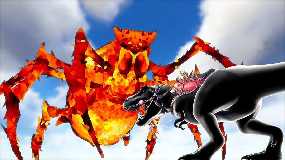 KingDaddyDMAC's tweet photo. New Tyrannosaurus Rex Vs. Vulcanus BroodQueen! ARK: Survival Evolved ACO
#ARK #playArk #survivetheark #ARKSurvivalEvolved #ArkMod #ArkMods #ArkModded #KingDaddyDmac
Show some supportπππ
https://t.co/elNOJ7Tmhi https://t.co/GAvGXrDm1G
