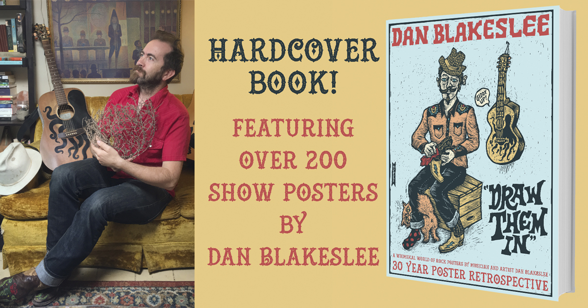 Learn the story behind "Hardcover ROCK POSTER book by #danblakeslee " and help us meet our goal. <a href="/indiegogo/">Indiegogo💡</a> igg.me/at/BlakesleeAr… my first ever collection of my rock #posters will be available in December with your help! #art #music