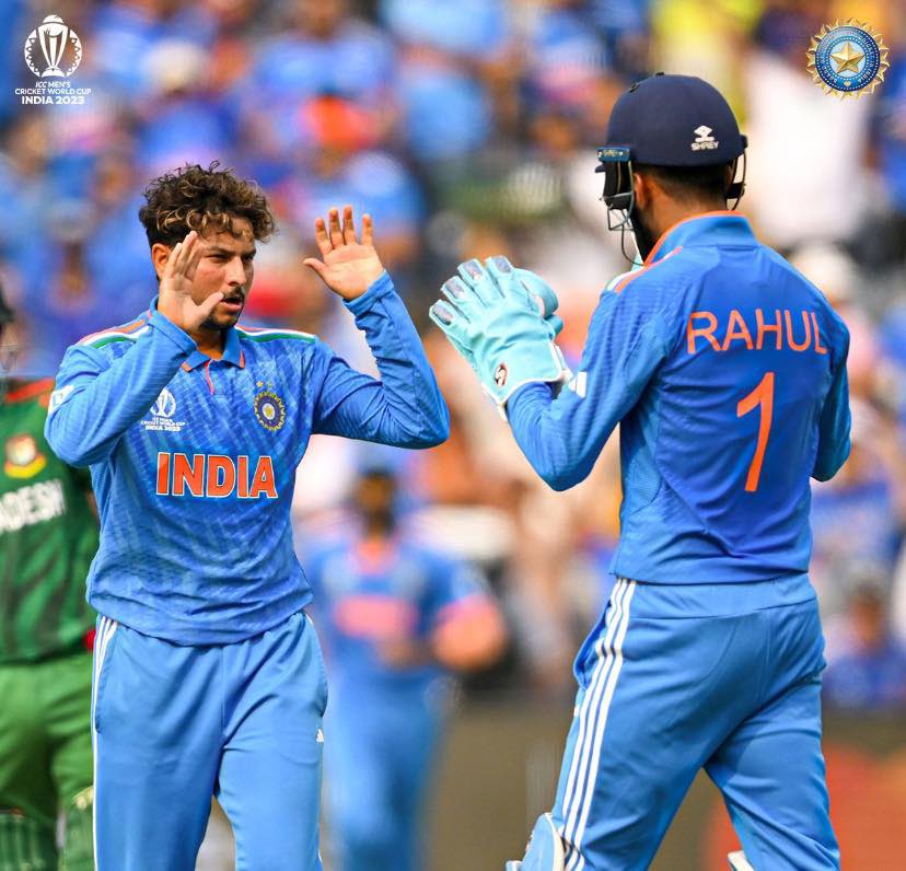 PNPathakBJP's tweet photo. शानदार टीम भारत

ICCWorldCup2023 में भारतीय क्रिकेट टीम ने बांग्लादेश के विरुद्ध उत्कृष्ट खेल का प्रदर्शन करते हुए जीत हासिल कीI 

 विश्वकप टूर्नामेंट में जीत का सिलसिला बनाए रखने के लिए भारतीय टीम के सभी खिलाड़ियों को बहुत-बहुत बधाई एवं भविष्य के मैचों के लिए अग्रिम शुभकामनाएं।

समस्त देशवासियों को गौरवान्वित करने के लिए आप सभी का आभार व अभिनंदन।

@narendramodi @PMOIndia 
@BCCI @Media_SAI 
#CWC23 #TeamBharat #INDvBAN #MeninBlue 
#JeetegaBharat #JoshHoTohAisa