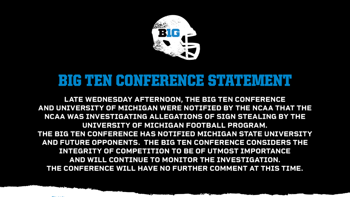 Big Ten Football tweet media