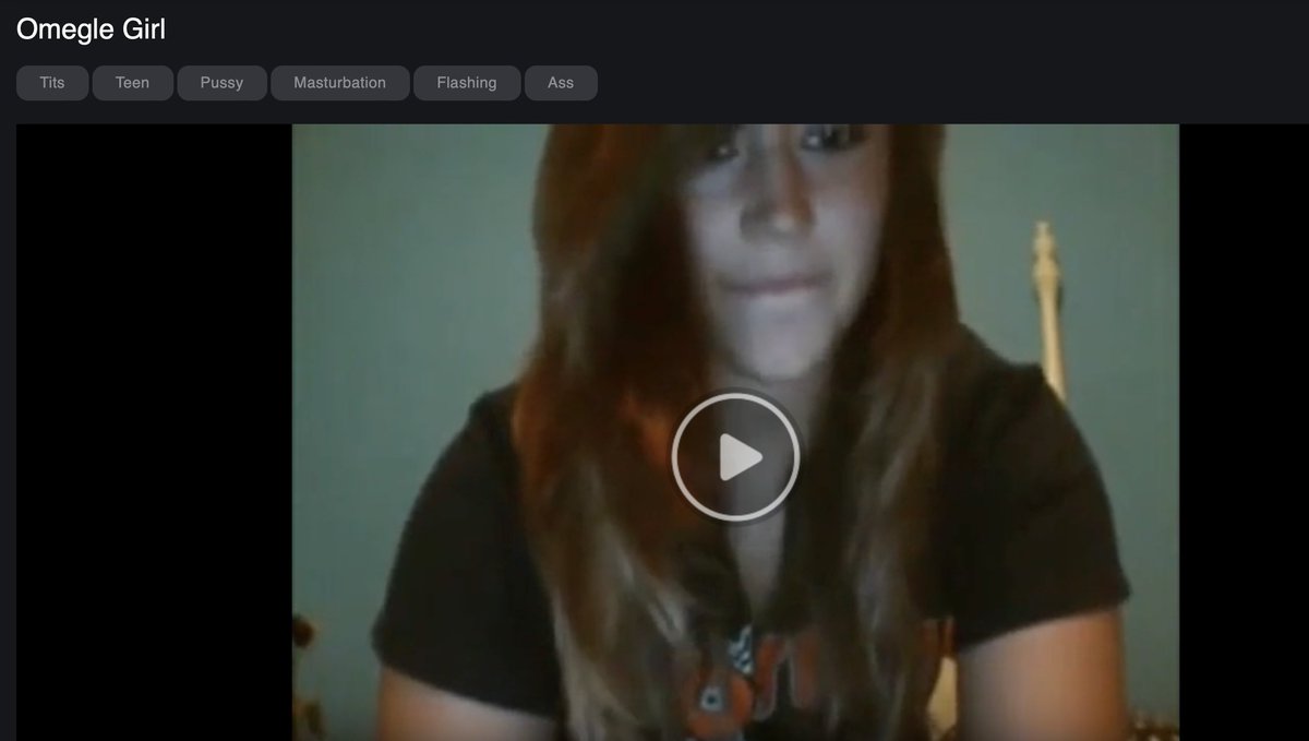 JamisonD29766's tweet photo. @ThatDudeTaco this is a 10 year old video, also that is a pre recorded cam girl video she is not 16 https://t.co/G05UtioUF7