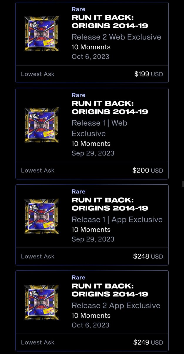 Where is all the FUD over pack prices in the pack market?

I guess I'll start?

How much rack back are the VIPs getting for buying these EV- packs?

Guess it makes sense that TS would have screwed us at $89 a pack, but a user selling for $199 is good for the market. 🤪