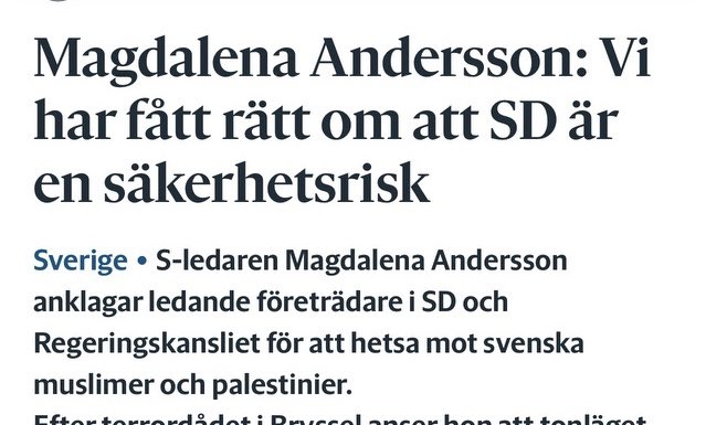 Tobias Billström tweet media