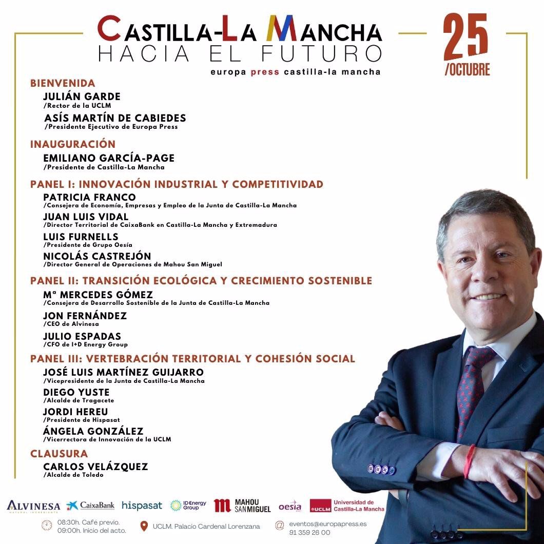 Luis Furnells Abaunz (@luisfurnells) on Twitter photo El próximo miércoles 25 estaré en Castilla-La Mancha HACIA EL FUTURO <a href="/europapress/">Europa Press</a> un honor y un placer el mostrar la visión de la industria castellanomanchega y la contribución de <a href="/grupo_oesia/">grupo_oesia</a> al progreso de la región de CLM El próximo miércoles 25 estaré en Castilla-La Mancha HACIA EL FUTURO <a href="/europapress/">Europa Press</a> un honor y un placer el mostrar la visión de la industria castellanomanchega y la contribución de <a href="/grupo_oesia/">grupo_oesia</a> al progreso de la región de CLM